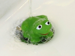 Špunt do umyvadla žába