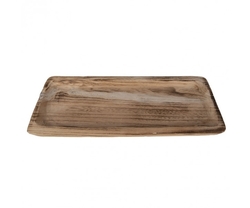 Přírodní dekorativní dřevěný servírovací podnos/talíř