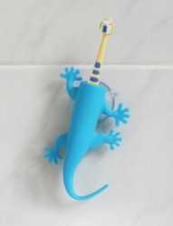 Držák na kartáček J-ME Larry The Lizzard, modrý