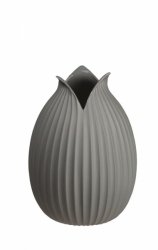 Váza Yoko, 22 cm šedá