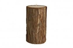 Svíčka s kůrou borovice, 7,5x15