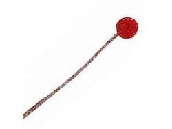 Větvička červená bobule 68 cm