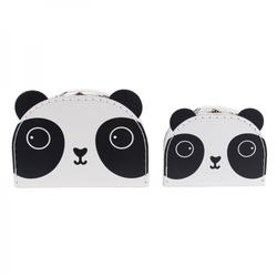 Kufříky Panda - Sada 2 ks