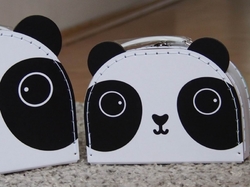 Kufříky Panda - Sada 2 ks