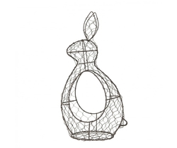 Drátěný košík králík Bunny - 18*18*37 cm
