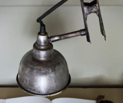 Nástěnná lampa s klipem Antique Silver