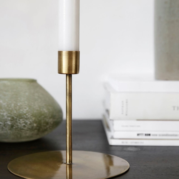 Svícen Anit 12 cm, mosazný