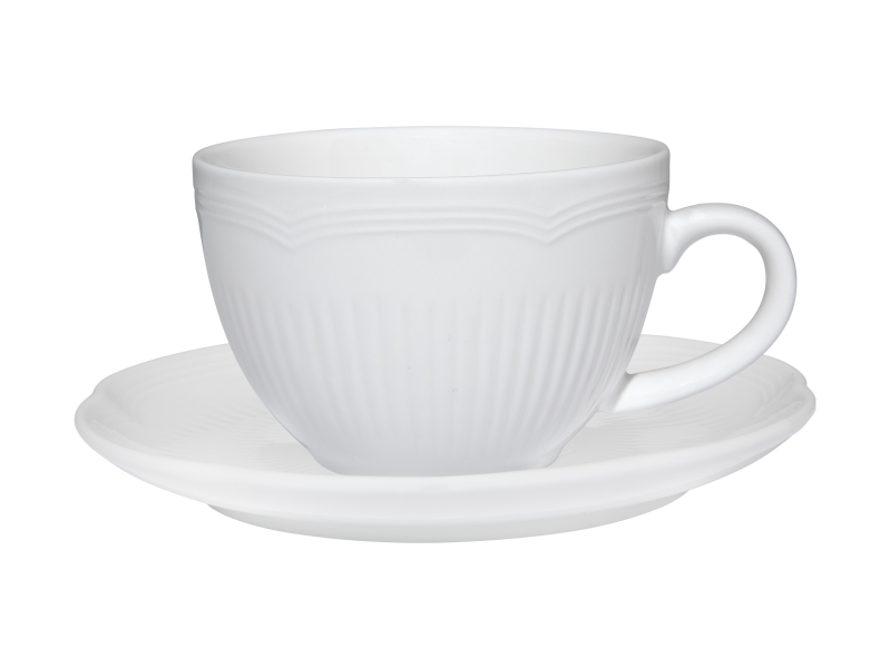 šálek s podšálkem White Basics